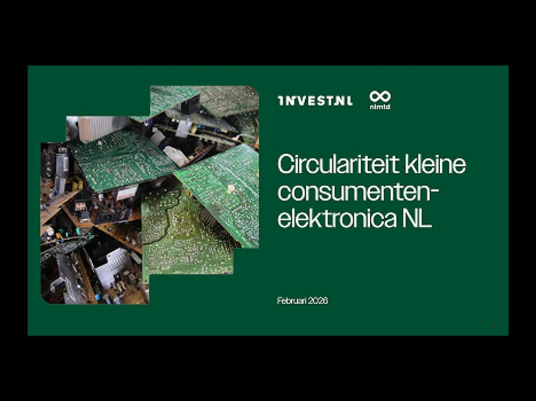 Circularity of small consumer electronics in the Netherlands