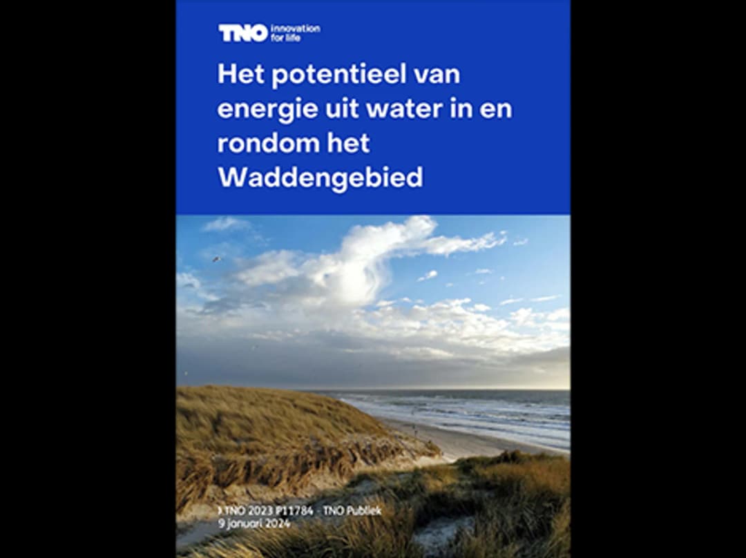 The potential of water energy in and around the Wadden Sea area